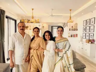 Namitha Pramod family