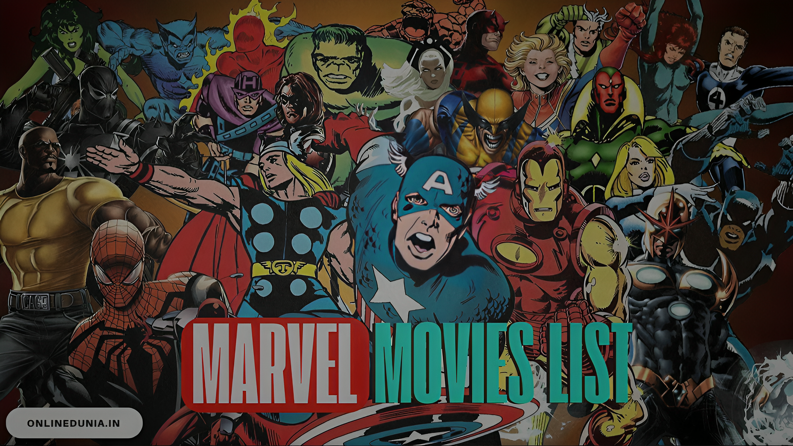 marvel movies list